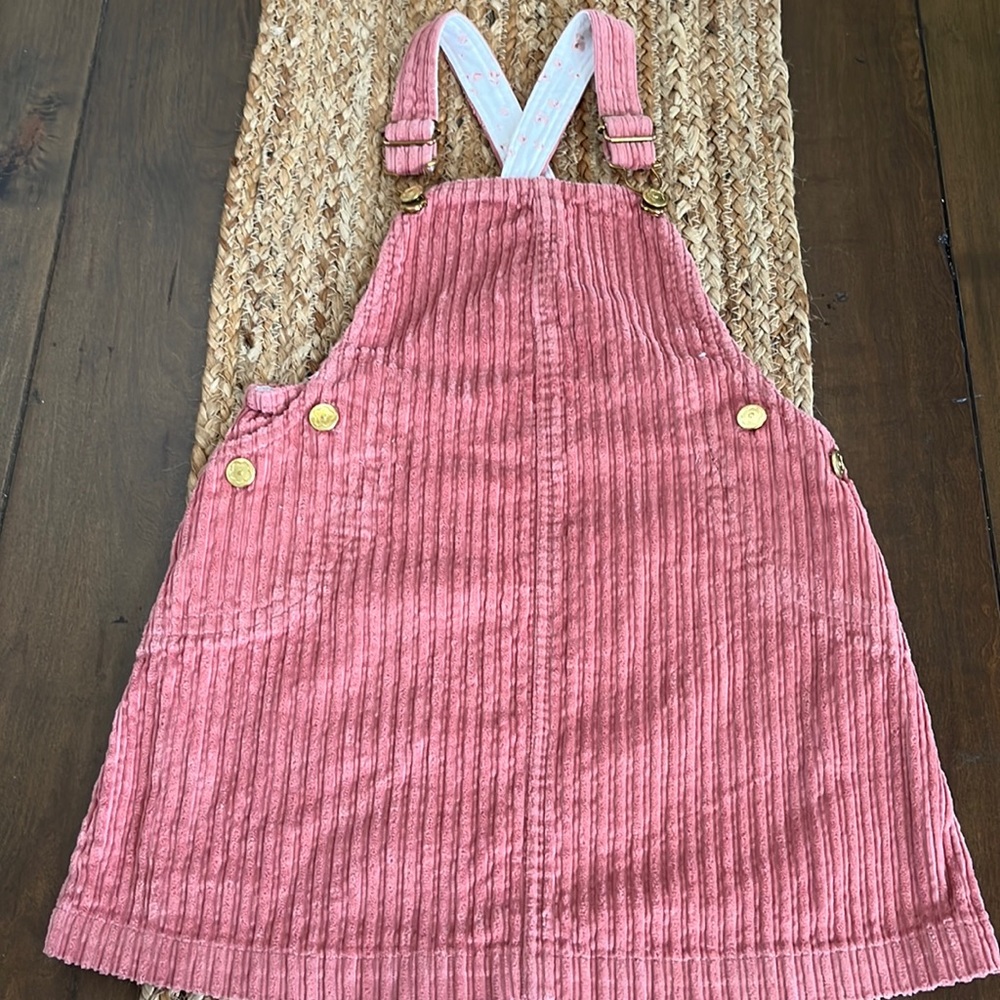 Pink Overall Dress
